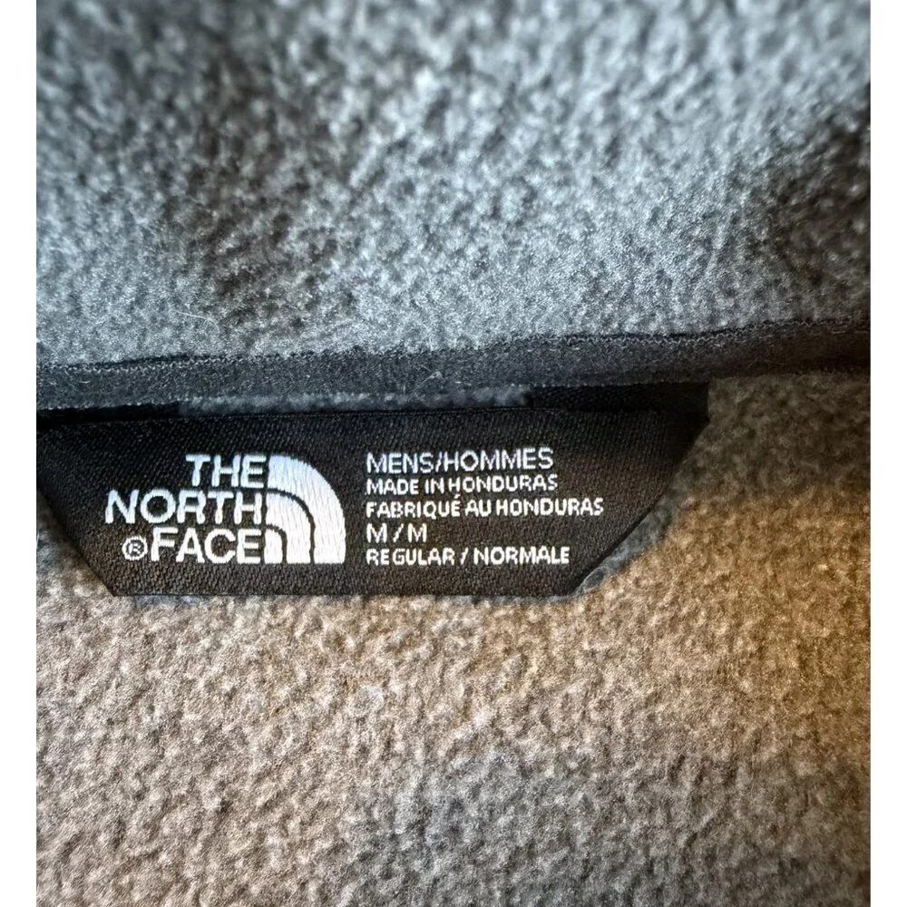 The North Face Men’s Quarter Zip Fleece Pullover Gray Size M